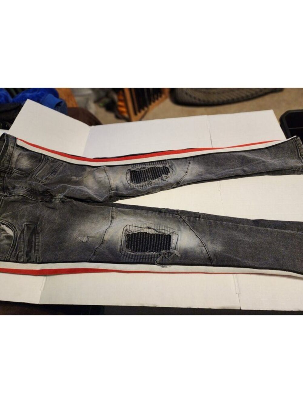 Zara Black Distressed Skinny Jeans